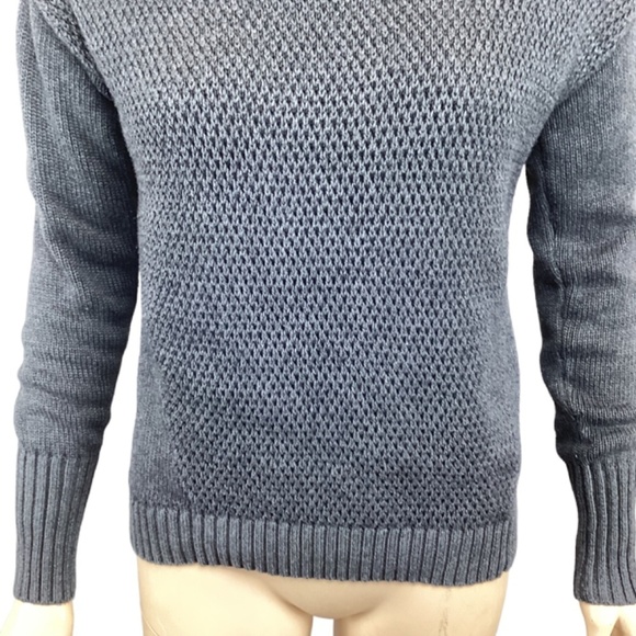 Athleta Breckenridge Charcoal Waffle Knit Pullover Sweater‎ size XS Xsmall Cowl - Picture 8 of 10